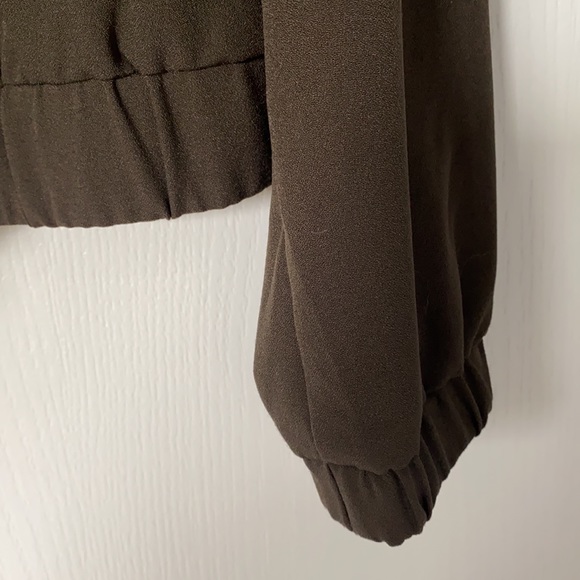 Army Green Bomber Jacket - Picture 6 of 6